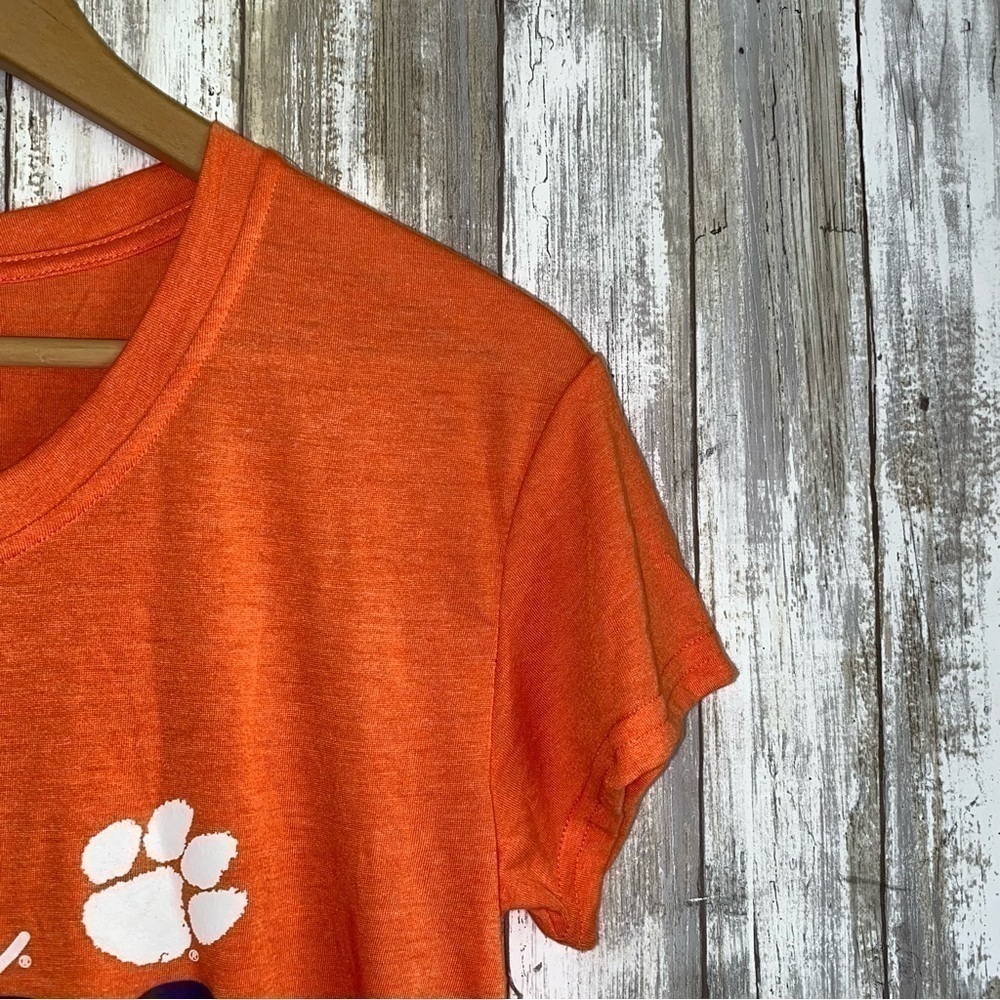 Clemson Tigers Orange Tee Womens Large NWT Graphic College Football Shirt - Picture 4 of 6